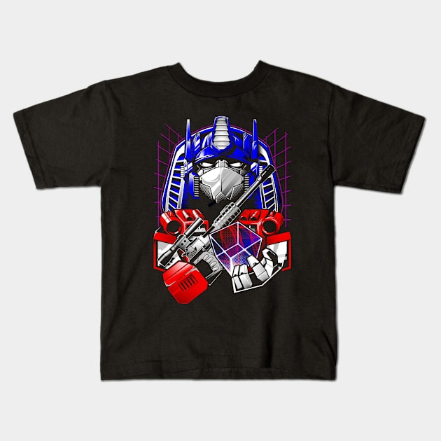 Optimus Tut Kids T-Shirt by Mr Eggs Favorites